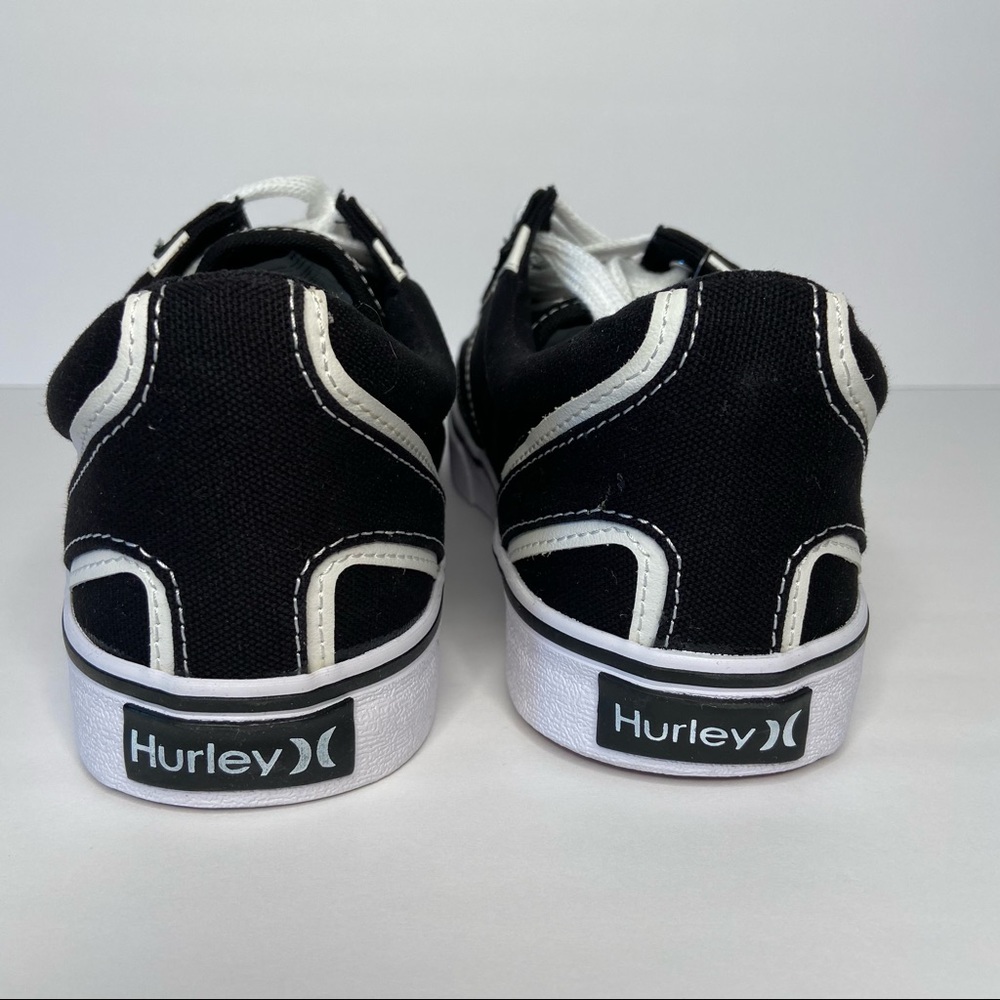 Hurley Men’s Arlo Black White Sneaker Shoes, sz 9 - Picture 4 of 7